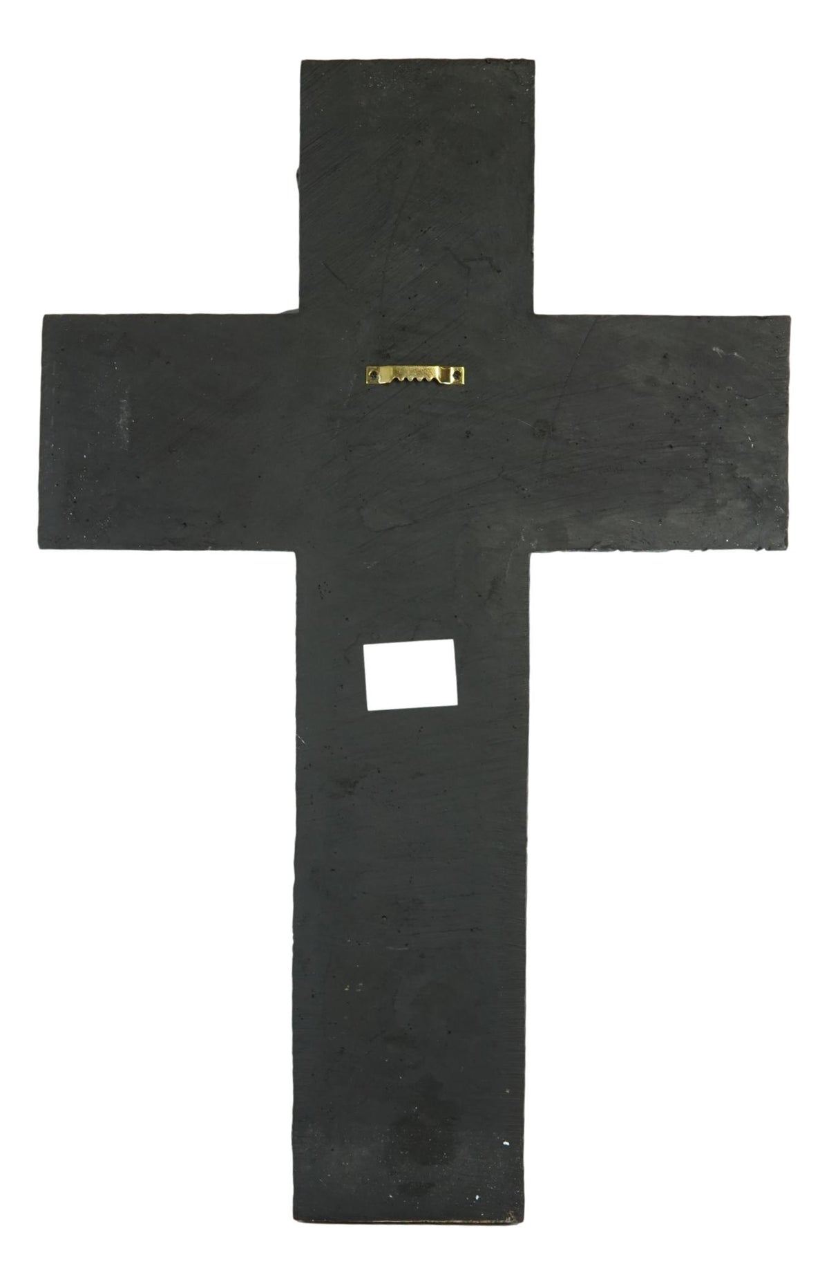 20"H Vintage Rustic Layered Crucifix Roman Driven Spike Nails With Wall Cross