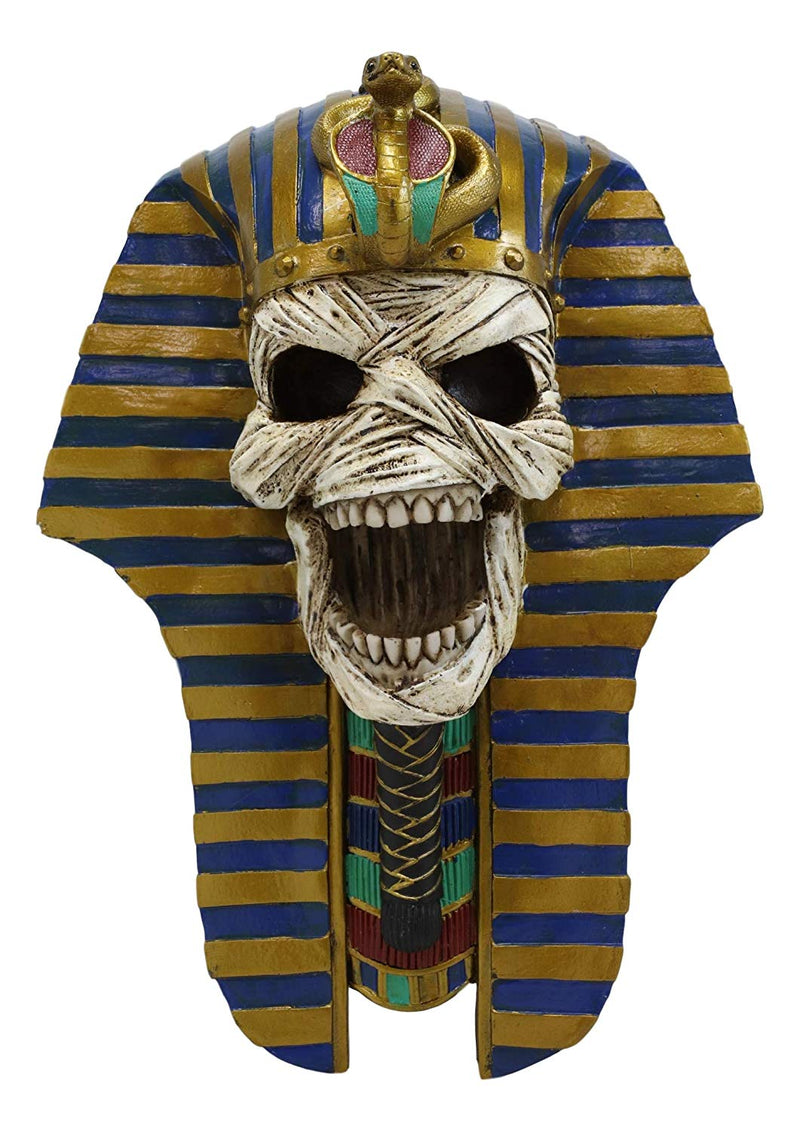 Ebros The Screaming Mummy Egyptian King TUT Bust Wall Decor Statue 11.5" Tall