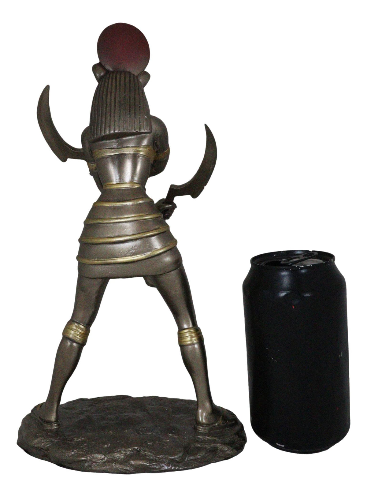 Classical Egyptian Goddess Sekhmet Ra With Solar Disc And Uraeus Statue 11"H - Ebros Gift
