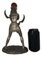 Classical Egyptian Goddess Sekhmet Ra With Solar Disc And Uraeus Statue 11"H