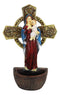 Madonna Our Lady Of Grace With Child Jesus Water Font Wall Decor Rosary Holder