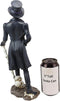 Ebros Skeleton Gentleman Groom in Steampunk Tuxedo and Top Hat Figurine 13"H