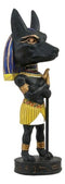 Egyptian Deity God Of Mummification Anubis Jackal Dog Bobblehead Figurine Egypt