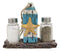 Ebros Sea Star Shell Starfish On Blue Getty Post Salt and Pepper Shakers Set