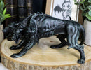 Faux Stone Greek Guardian Hydra Hound Dogs Of Hades Cerberus Statue 7.75"L