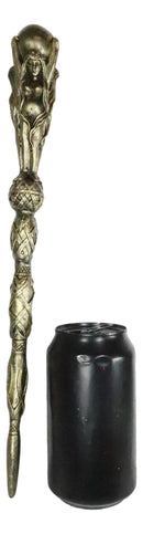 Ebros The Occult Wicca Sacred Moon Triple Goddess Magic Wand Cosplay Prop 14"L