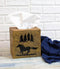 Rustic Western Mustang Horse By Pine Trees Silhouette Tissue Box Cover Holder