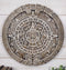 Aztec Maya Solar Sun Xiuhpohualli & Tonalpohualli Wall Calendar Plaque Figurine
