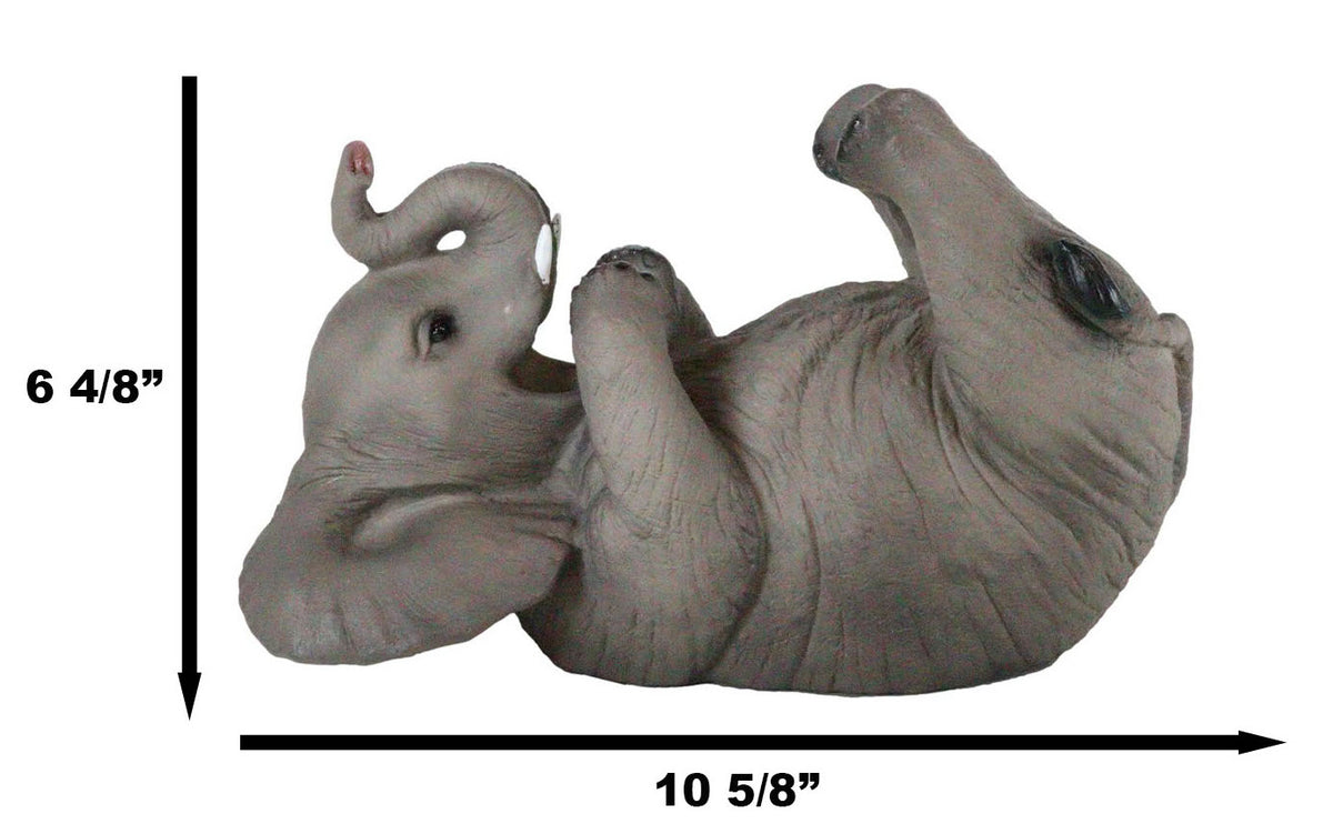 Ebros Kitchen Decor Safari Savannah Elephant Pachyderm Wine Oil Bottle Holder Figurine - Ebros Gift