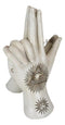 Psychic Fortune Teller Chirology Palmistry Hand Palm Gun Formation Figurine