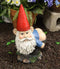 13.5"H Large Naughty Fun Prank Bare Butts Mooning Grumpy Garden Gnome Statue - Ebros Gift