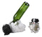 Ebros Realistic Shih Tzu Dog Glass Salt Pepper Shakers & Wine Bottle Holder