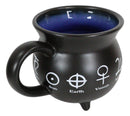 Solar Alchemy Symbols Cauldron Porcelain Soup Bowl Large Coffee Mug With Spoon