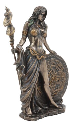 All Mother Goddess Frigga Holding Spear And Shield Statue Norse Asgard Wife Odin