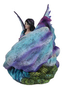 Twilight Slumber Enchanted Fairy With Sleeping Dragon On Lap Amy Brown Figurine