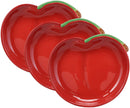 Ebros 9.5"L Ceramic Cherry Shaped Serving Plate or Dish Platter SET OF 3