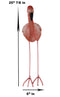 27" Tall Realistic Zen Graceful Tropical Pink Flamingo Standing in Repose Statue