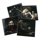 Horror of TheUndead Walking Dead Zombie Ceramic Drink Coaster Set 4 Corked Tiles