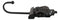 Cast Iron 9"H Rustic Forest Black Bear By Pine Trees Log Forest Wall Coat Hook