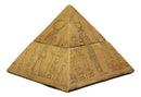 Egyptian Wonder Pyramid Hinged Jewelry Box Figurine Decorative Trinket Storage