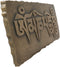 Ebros Bronze Om Mani Padme Hum Tibetan Script Plaque Wall Decoration