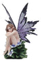 Amy Brown Whimsical "Luna" Periwinkle Flower Nude Garden Fairy Figurine Fae