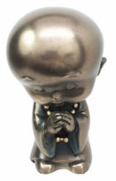 Ebros Shaolin Kungfu Master Prodige Child Monk Meditating Small Figurine Buddha