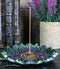 Chakra Buddhist Mandala 8 Spokes Wheel Flower Bloom Incense Burner Figurine