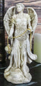Ebros Holy Archangel Saint Sealtiel Statue 5"H Prayer of God Worship And Intercession