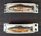 Set Of 2 Coastal Marine Nautical Fish Drawer Cabinet Door Bar Pull Knobs Accent