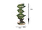 Fairy Garden Miniature Fairies Live Here Flowering Tree Leaves Sign Sculpture