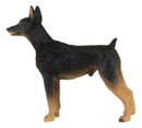 Pet Pal Lifelike Realistic Black Doberman Pinscher Dog Miniature Figurine