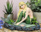 Ebros Young Maiden Mermaid by The Lagoon Statue Nautical Mermaid Figurine 7.25"W
