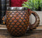 Ebros Medieval Khaleesi's Elemental Dragon Colorful Scale Egg With Hatching Wyrmling Small Coffee Tea Mug Cup 3.75" High Fantasy GOT Themed Dungeons And Dragons Drinking Cups (Fire Red)