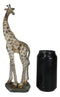 Ebros Large Mosaic Giraffe Statue 11" Tall Safari Savannah Standing Reticulated Giraffe Long Neck Animal Figurine Decor