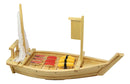 Ebros Gift Traditional Japanese Omakase Sashimi Sushi Serving Platter Plate Fishing Boat For Home Kitchen Dining Decorative Dinnerware Party Display Boats Restaurant Supply (Small 25.75"Long)