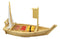 Ebros Gift Traditional Japanese Omakase Sashimi Sushi Serving Platter Plate Fishing Boat For Home Kitchen Dining Decorative Dinnerware Party Display Boats Restaurant Supply (Small 25.75"Long)