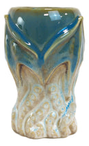 Blue Nautical Cthulhu Cosmic Monster Octopus Kraken Ceramic Tall Pint Mug Cup