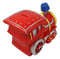 Large Red Choo Choo Train Boys Girls Children Money Coin Piggy Bank Figurine
