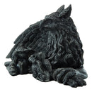 Ebros Griffin Gargoyle Figurine Griffon Family Mother & Baby Hatchlings Sculpture 8"L