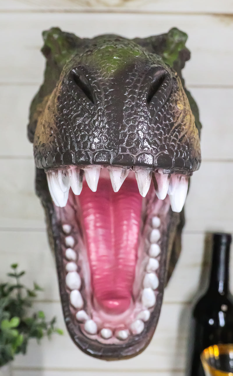 Large Prehistoric Jurassic King Dinosaur Tyrannosaurus Rex Wall Decor 13"H T-Rex