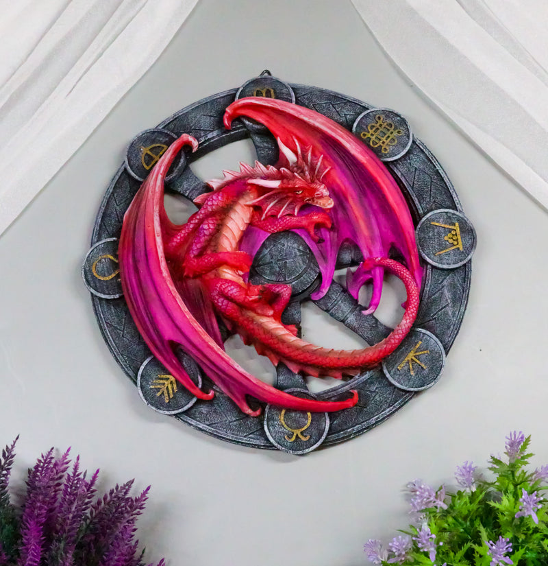 Lammas Drake Harvest Season Wheel of The Year Sabbats Of The Dragon Wall Decor