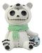 Furry Bones Arctic Polar Bear Chilton With Baby Seal Costume Skeleton Figurine