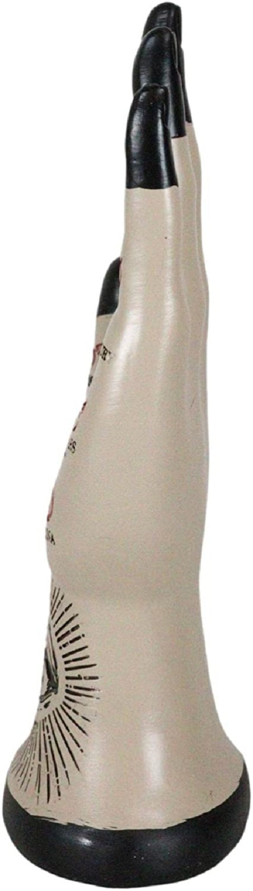 Psychic Fortune Teller Chirology Palmistry Eye Of Providence Hand Palm Figurine