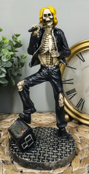 Day Of The Dead Skeleton Rock Band Lead Singer Figurine Underworld Entertainment