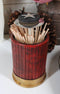 Rustic Lone Western Star Shotgun Bullet Shell Spring Barrel Toothpick Holder