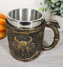 Norse Mythology Viking God Odin Alfather Coffee Mug 13oz Resin Drink Cup Tankard