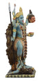 Ebros Gift Mahavidya Devi Kali Holding Severed Head Of The Ego Figurine 9"Tall In Vivid Colors Hindu Goddess Of Time And Death Eastern Enlightenment Altar Decor