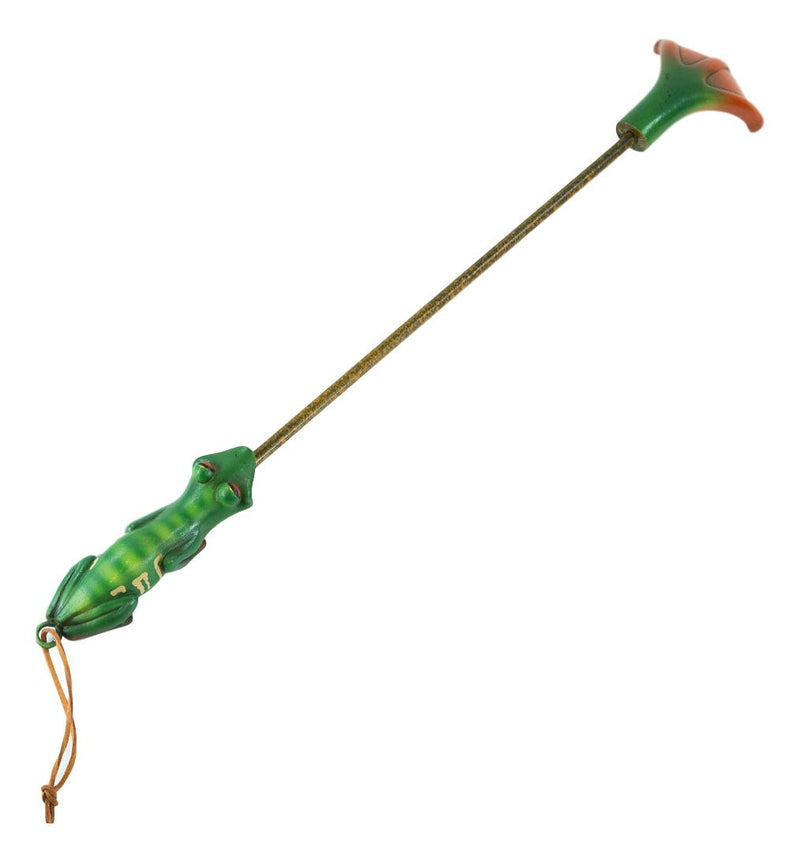 Toad Frog With Webbed Feet Long Reach Hand Back Itch Scratcher Figurine 20"L
