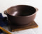 Japanese Brown Donabe Ceramic Hot Clay Pot Bowl Casserole 32oz With Wooden Base